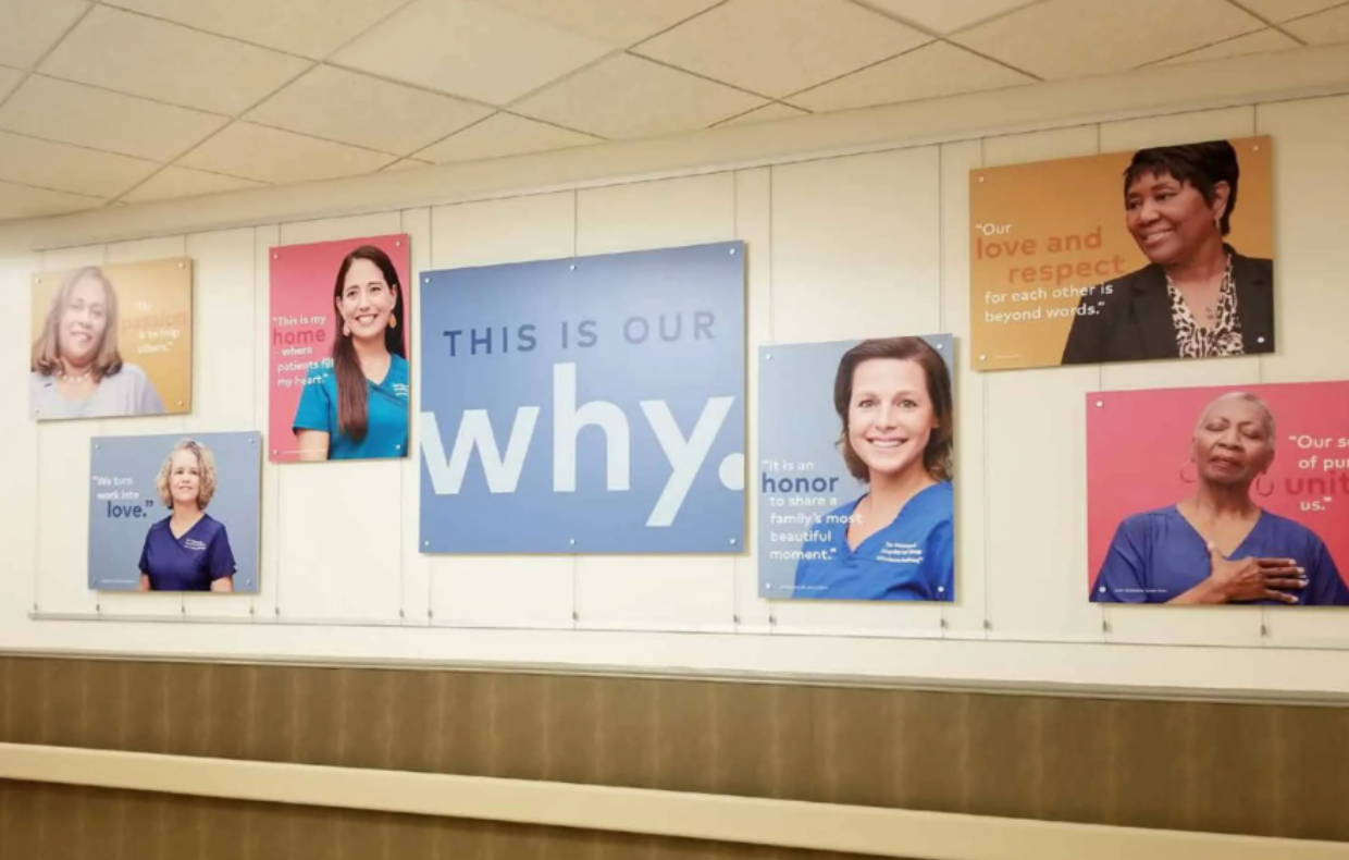 mounted wall posters