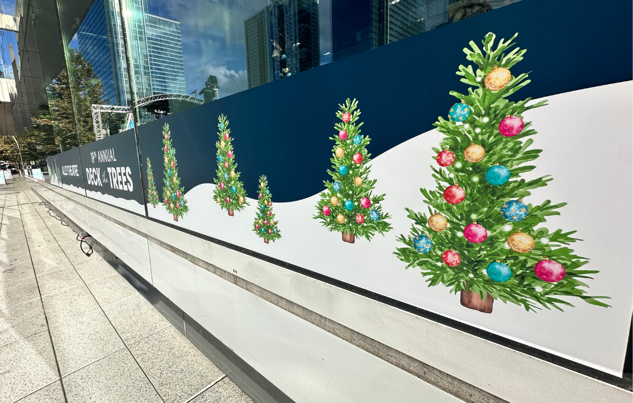 wide format printing outdoor christmas banner